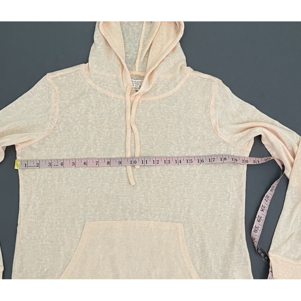 Weatherproof Lightweight Hoodie Sweater Womens Size Small Peach Orange Hooded - Picture 11 of 13